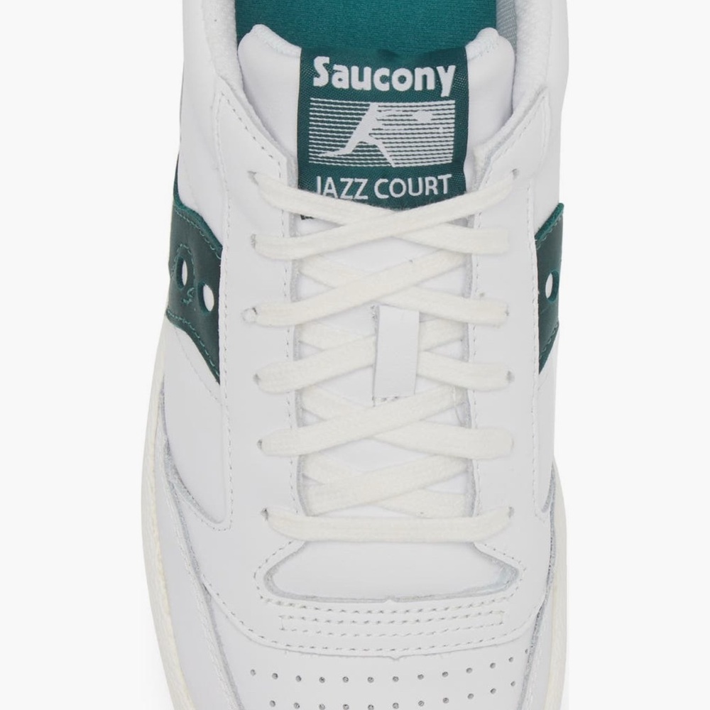NWOT Saucony Men's White and Green Sneakers - Picture 5 of 6